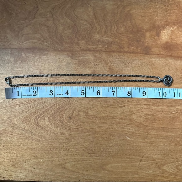 Gucci GG Rope Engraved Sterling Silver Necklace NWT Includes Box - Picture 5 of 6